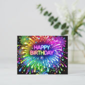 Happy Birthday-kaart Briefkaart (Staand voorkant)