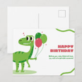 Happy Birthday-kaart Briefkaart (Voorkant / Achterkant)