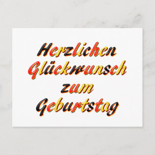 Happy Birthday-kaart Briefkaart