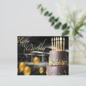 Happy Birthday-kaart Briefkaart (Staand voorkant)