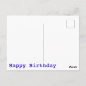 Happy Birthday Kaart Dolfijnen Familie -  (Achterkant)