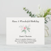 Happy Birthday-kaart Feestdagenkaart (Staand voorkant)