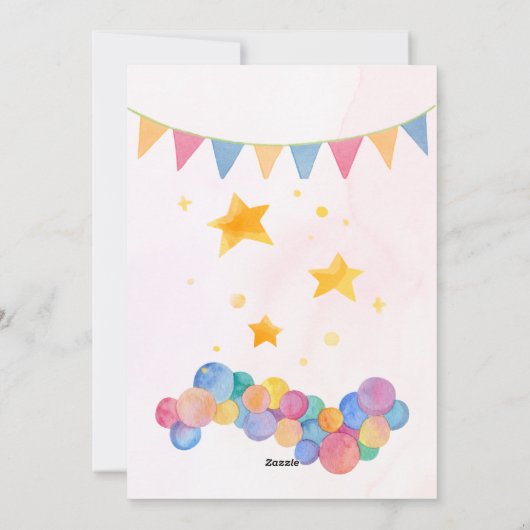 Happy Birthday Kaart gepersonaliseerd (Achterkant)