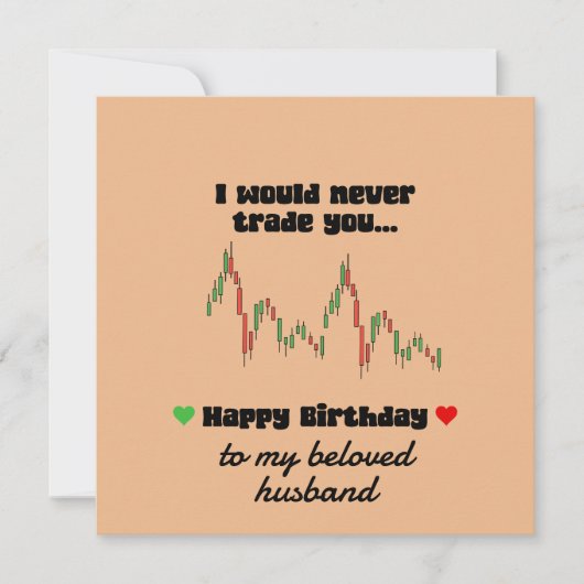 Happy Birthday Kaart- handelaar Verjaardagsliefde Feestdagenkaart (Voorkant)