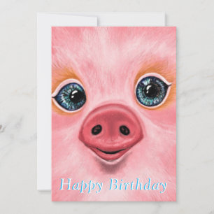 Happy Birthday Kaart - Happy Baby Piglet