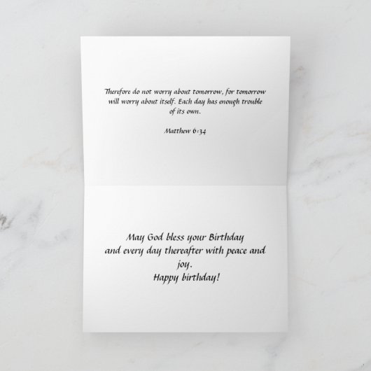 Happy Birthday Kaart Herfst (Binnen)