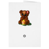 Happy Birthday Kaart Honey Beer - Add Year (Achterkant)