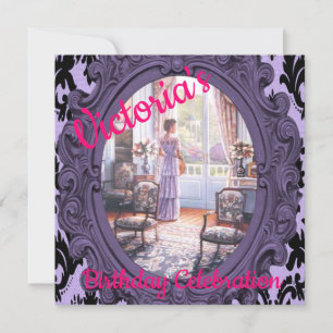 Happy Birthday Kaart Invitation Victoria