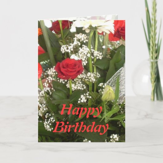 Happy Birthday-kaart Kaart (Voorkant)