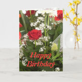 Happy Birthday-kaart Kaart (Gele Bloem)