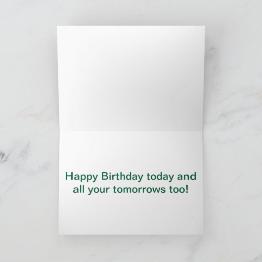 Happy Birthday-kaart Kaart (Binnen)