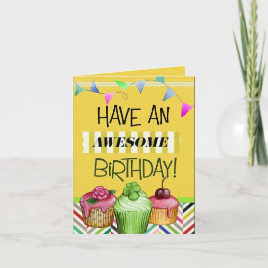 Happy Birthday-kaart Kaart (Voorkant)