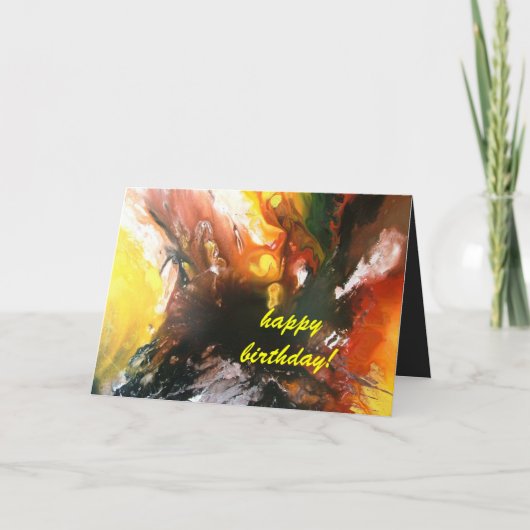 Happy Birthday-kaart Kaart (Voorkant)
