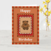 Happy Birthday-kaart Kaart (Gele Bloem)