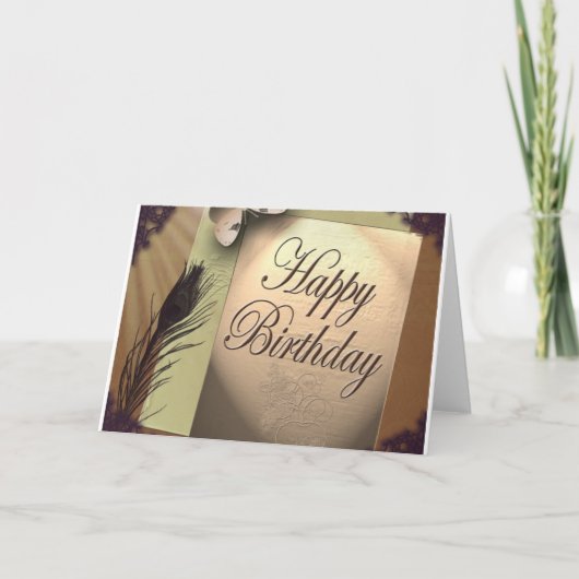 Happy Birthday-kaart Kaart (Voorkant)