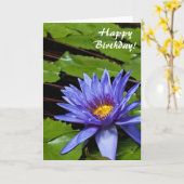 Happy Birthday-kaart Kaart (Gele Bloem)