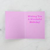 Happy Birthday-kaart Kaart (Binnen)