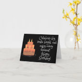 Happy Birthday-kaart Kaart (Gele Bloem)