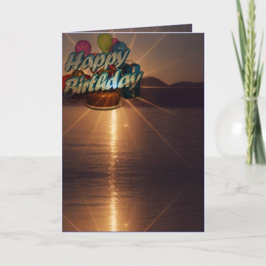 Happy Birthday-kaart Kaart (Voorkant)