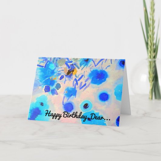 Happy Birthday-kaart Kaart (Voorkant)