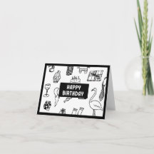 Happy Birthday-kaart