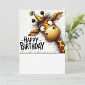 Happy Birthday-kaart Kaart (Staand voorkant)