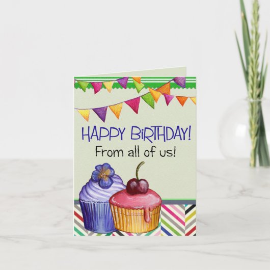 Happy Birthday-kaart Kaart (Voorkant)