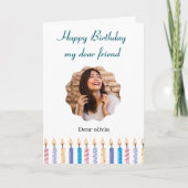 Happy Birthday-kaart Kaart (Voorkant)