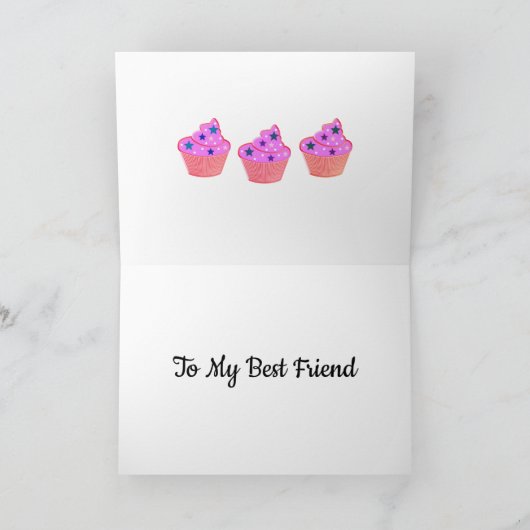 Happy Birthday-kaart Kaart (Binnen)