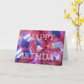 HAPPY BIRTHDAY-kaart Kaart (Gele Bloem)