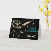 Happy Birthday-kaart Kaart (Gele Bloem)