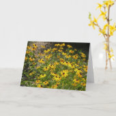 Happy Birthday-kaart Kaart (Gele Bloem)