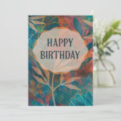 Happy Birthday-kaart Kaart (Staand voorkant)