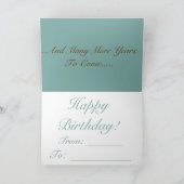 Happy Birthday-kaart Kaart (Binnen)