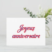 Happy Birthday-kaart Kaart (Staand voorkant)