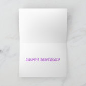 Happy Birthday-kaart Kaart (Binnen)