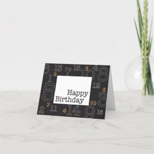 Happy Birthday-kaart Kaart
