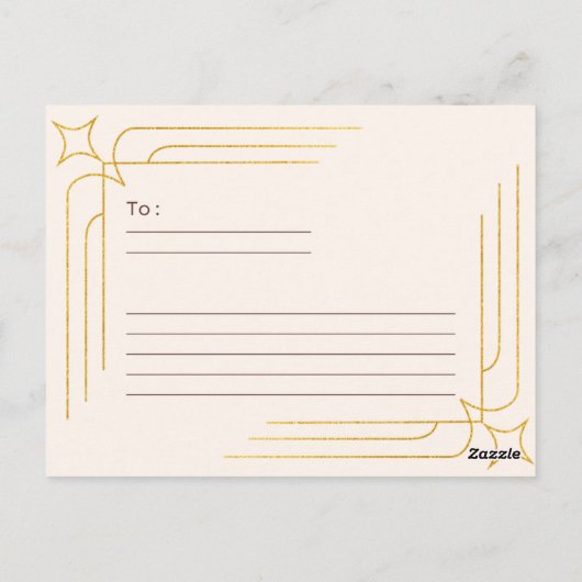 Happy Birthday Kaart met goudballonnen (Achterkant)