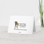 Happy Birthday Kaart met kaarsen - Algemeen (Achterkant)