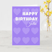 Happy Birthday kaart met naam door Jo Afbeeldingen (Gele Bloem)