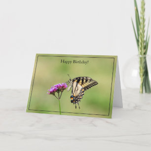 Happy Birthday Kaart Oostelijke Tijger Swallowtail
