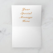 Happy Birthday Kaart Paar Tijgers Custom Text (Binnen)