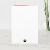 Happy Birthday Kaart – Red Robot Mech (Achterkant)