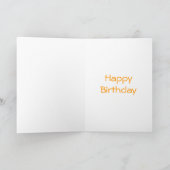 Happy Birthday Kaart-Roos Kaart (Binnen)