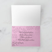 Happy Birthday Kaart - Roze  Kant (Binnen)