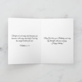 Happy Birthday Kaart Roze met een bloemencollage (Binnen)