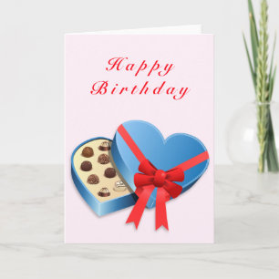Happy Birthday Kaart Snoep Heart - Sweet Love