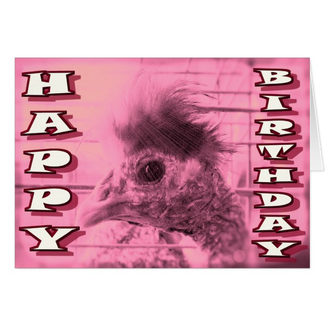 HAPPY BIRTHDAY-kaart, van Bob Hall (Voorkant Horizontaal)