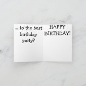 Happy Birthday Kaart: Verloren Kitten Kaart (Binnen)