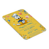 "Happy Birthday Kaart - Vier met vreugde en wens Magneet (Rechterzijde)